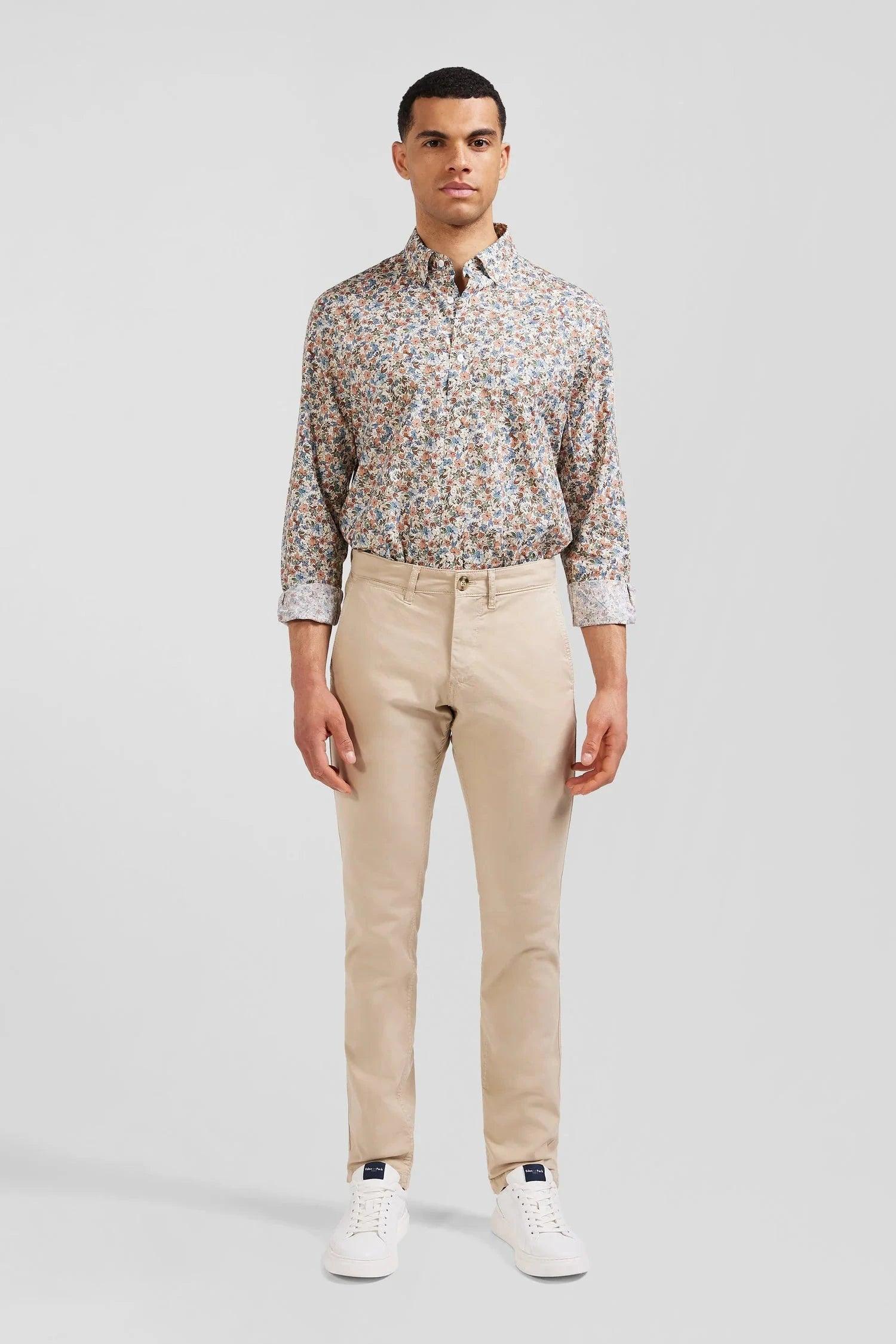 Pantalon chino Eden Park beige - Georgespaul