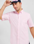 Chemise manches courtes Eden Park rose - Georgespaul