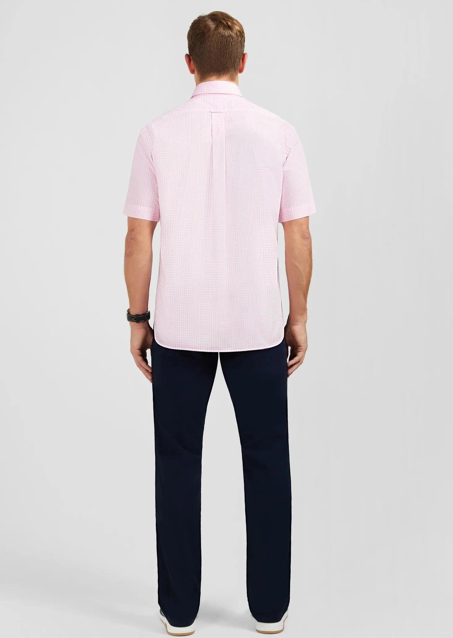 Chemise manches courtes Eden Park rose - Georgespaul