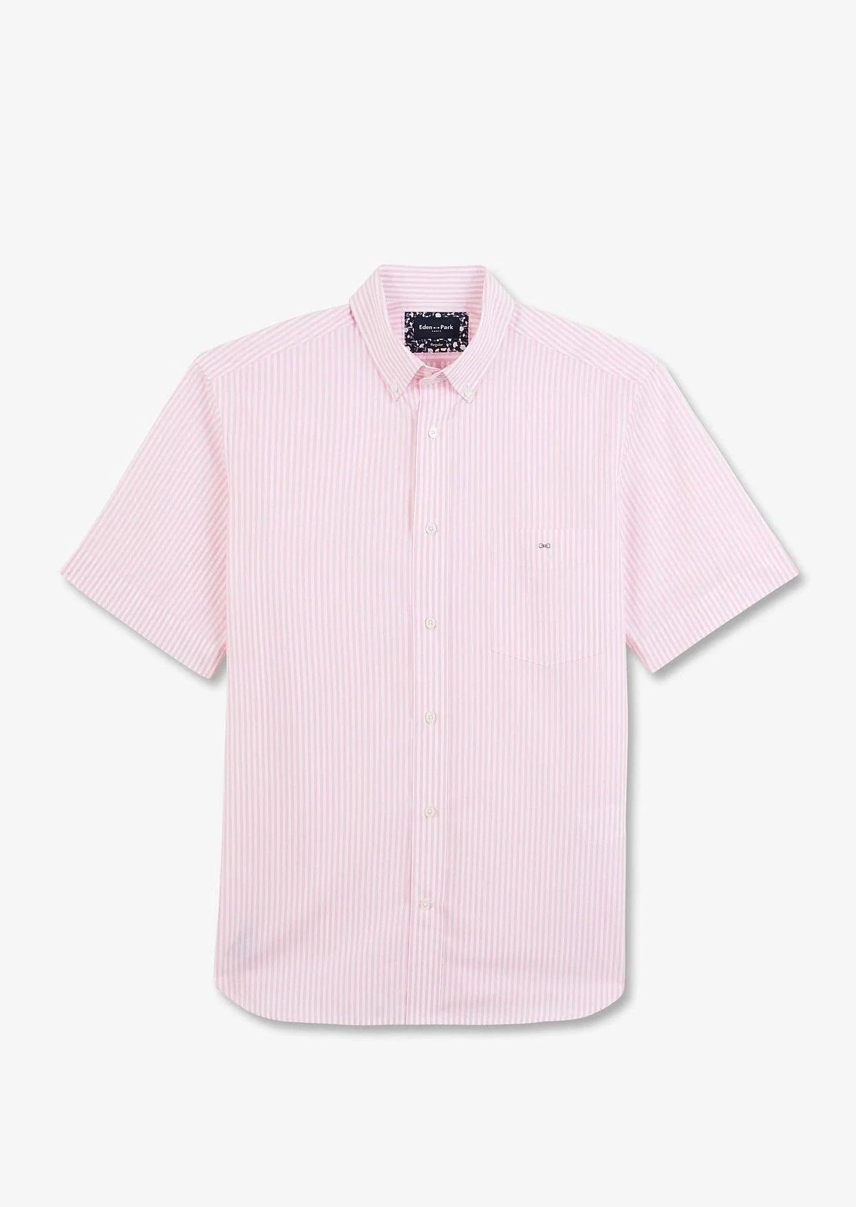 Chemise manches courtes Eden Park rose - Georgespaul