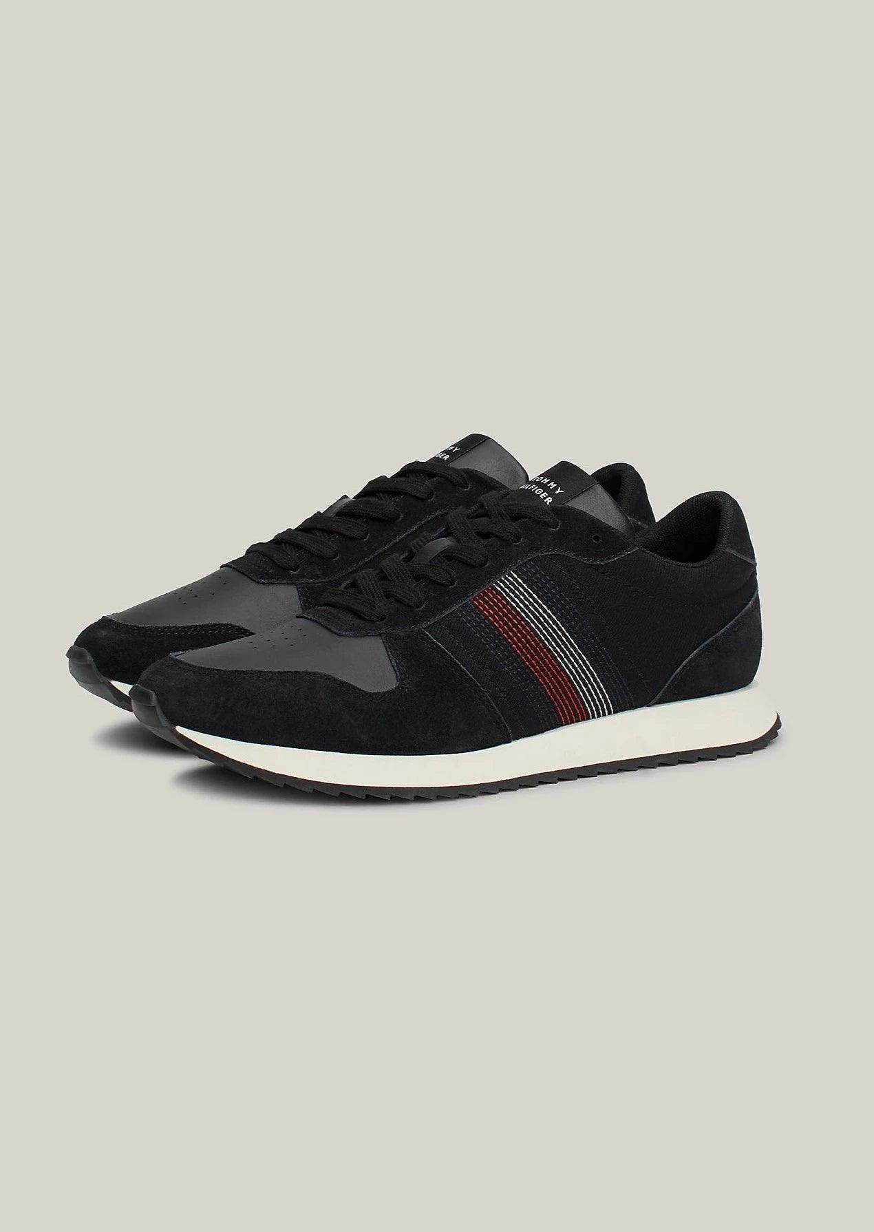 Baskets Tommy Hilfiger noires - Georgespaul