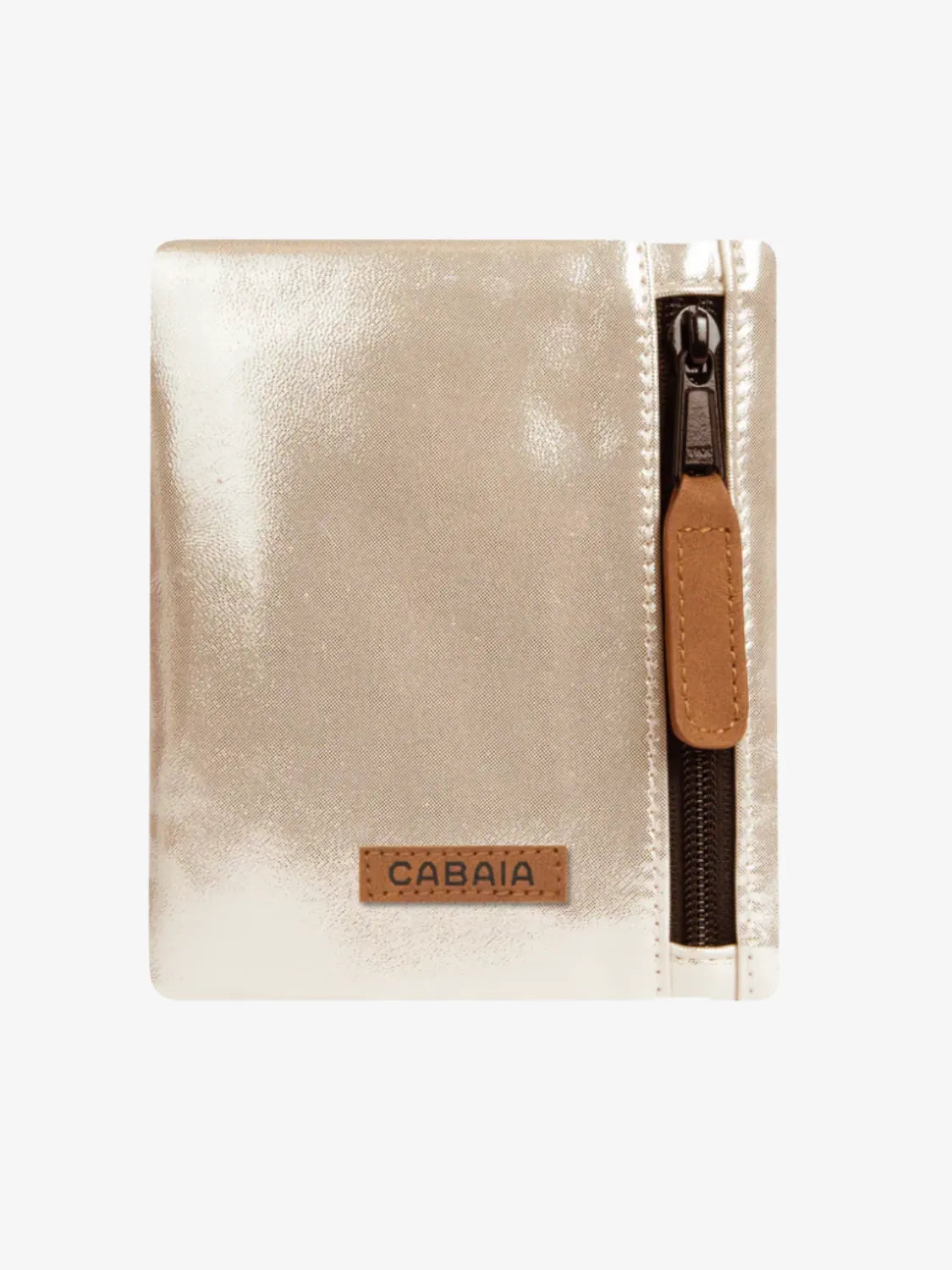 Pochette gourde CABAIA Diamond Head Small- Beige dorée