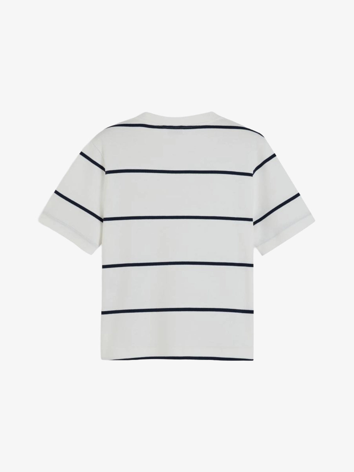 T-shirt rayé femme Tommy Hilfiger marine en coton