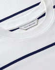 T-shirt rayé femme Tommy Hilfiger marine en coton