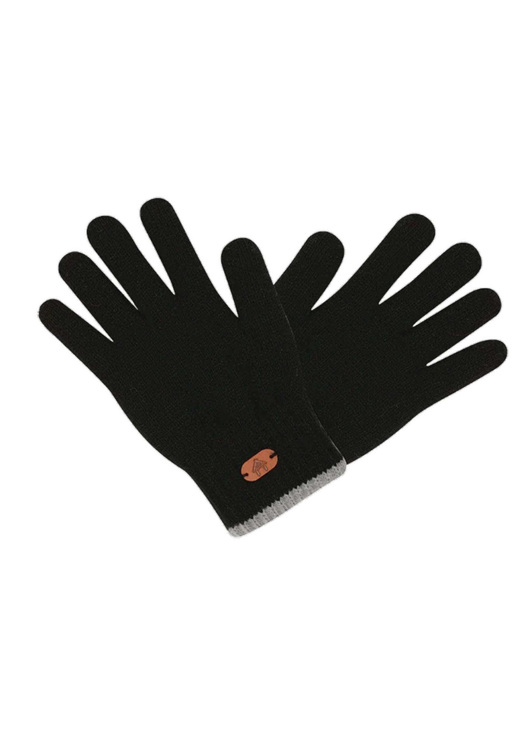 Gants Cabaïa noirs pour homme et femme (modèle unisexe) | Georgespaul