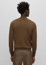 Charger l&#39;image dans la galerie, Gilet BOSS marron en laine
