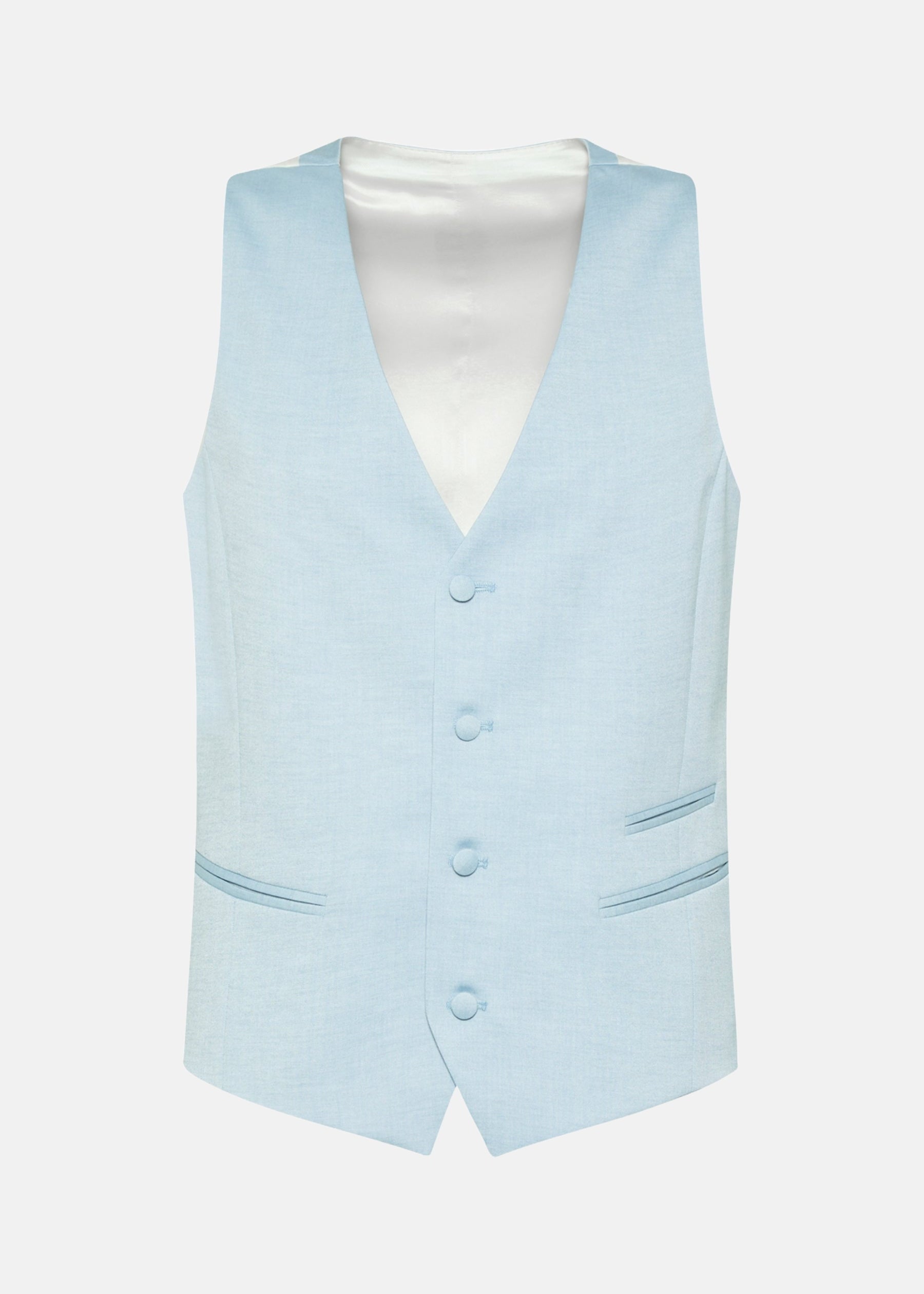 Gilet de costume Laurent Digel bleu clair pour homme | Georgespaul