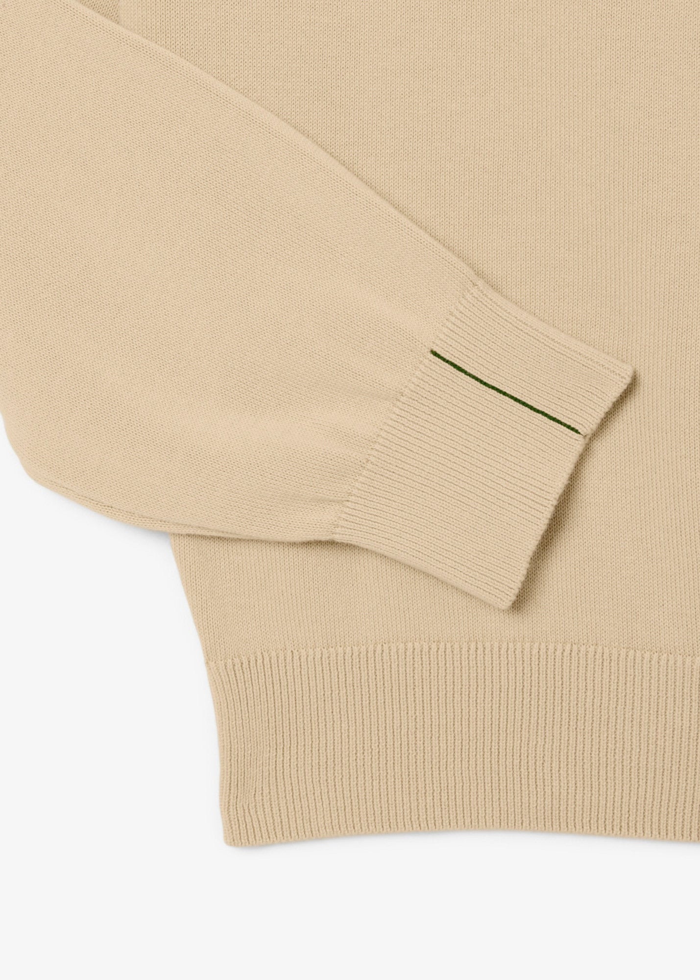 Gilet zippé Lacoste beige pour homme | Georgespaul 