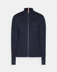 Gilet zippé Tommy Hilfiger marine en coton bio - Georgespaul