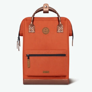 Grand sac à dos Cabaïa orange et poches interchangeables I Georgespaul
