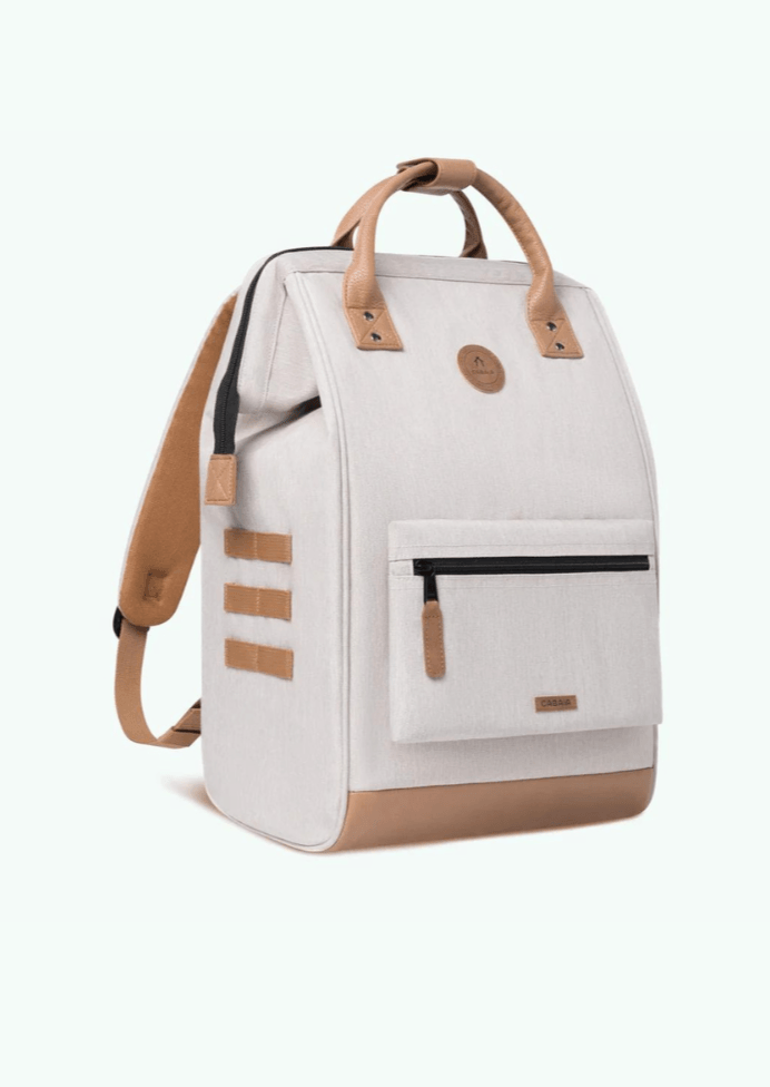 Grand sac à dos Cabaïa beige - Georgespaul