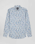 Chemise à motifs Eden Park bleue - Georgespaul