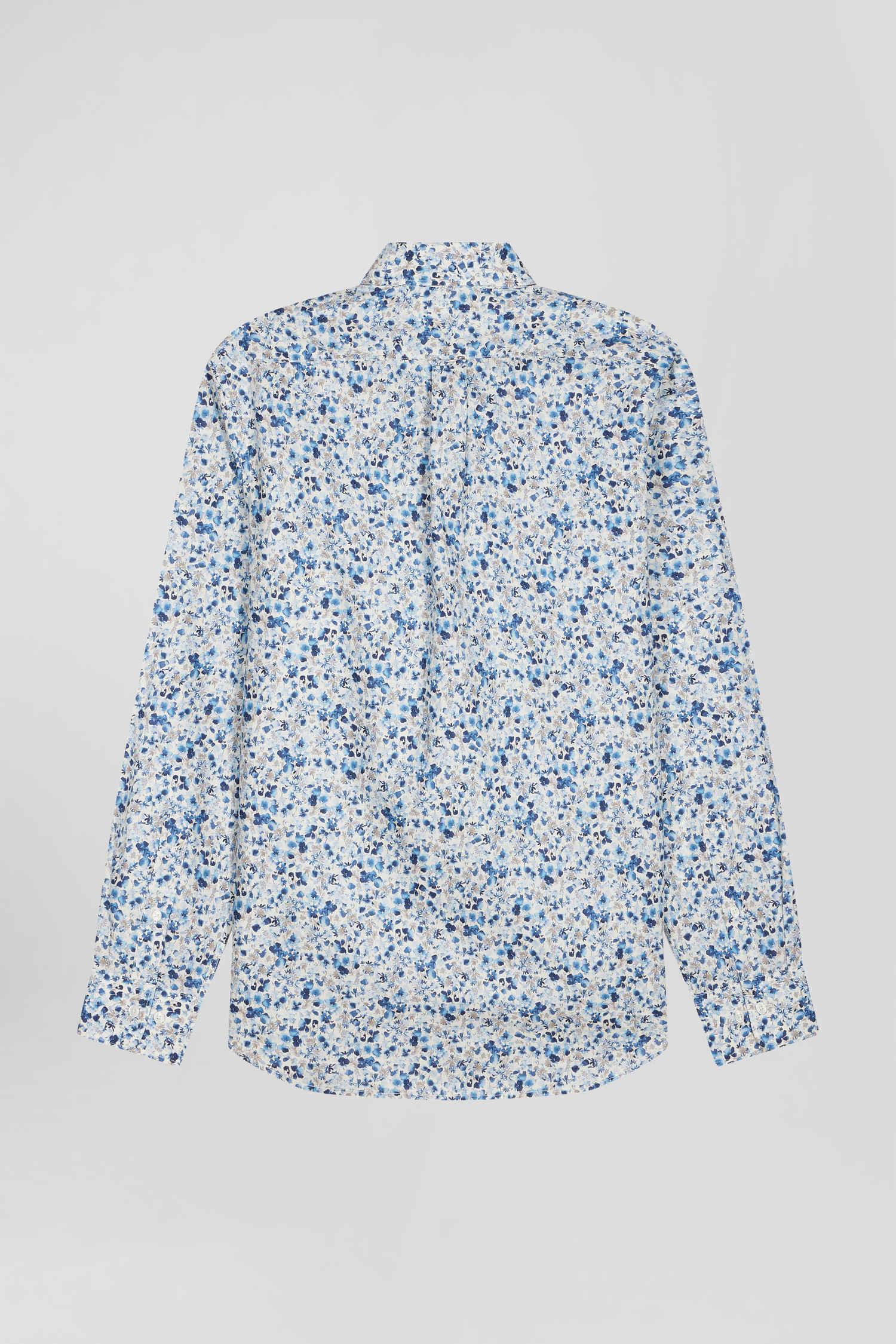 Chemise à motifs Eden Park bleue - Georgespaul