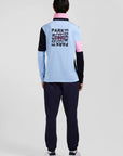 Polo manches longues Eden Park bleu