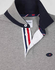 Polo manches longues Eden Park gris