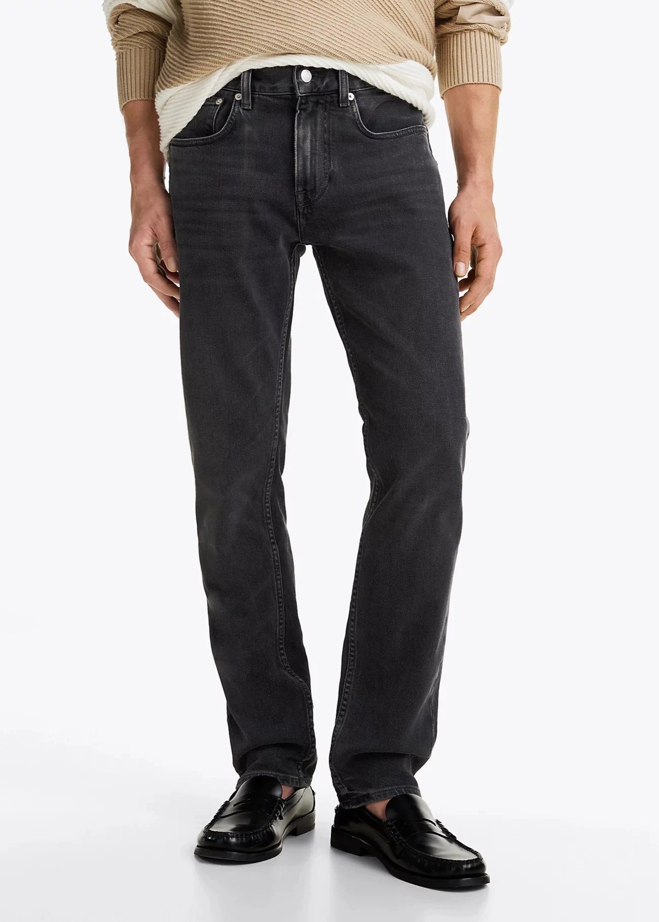 Jean Tommy Hilfiger noir pour homme | Georgespaul 