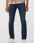 Jean Lee Cooper coupe droite bleu stretch - Georgespaul