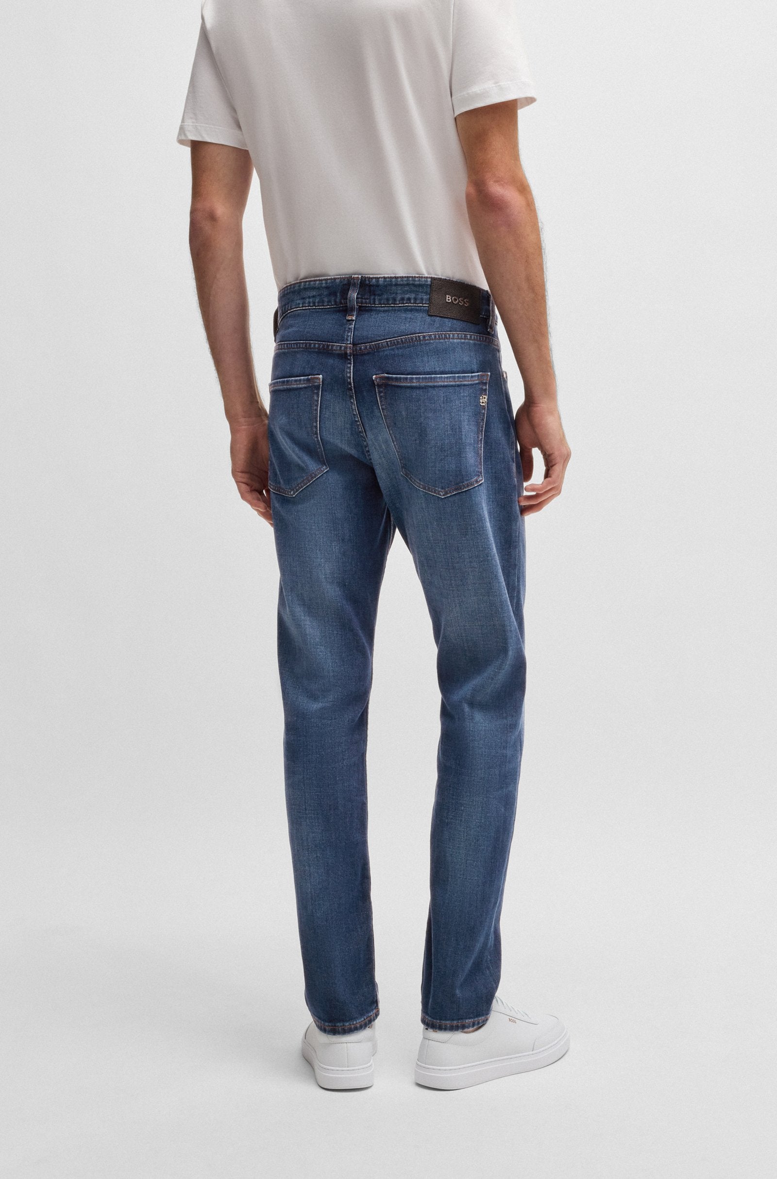 Jean slim BOSS bleu pour homme | Georgespaul