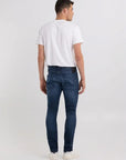 Jean slim Replay bleu foncé en coton stretch - Georgespaul