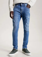 Charger l&#39;image dans la galerie, Jean slim Tommy Jeans bleu en coton bio stretch | Georgespaul
