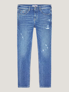 Jean slim Tommy Jeans bleu en coton bio stretch | Georgespaul
