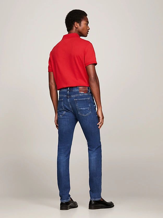 Jeans slim Tommy Hilfiger bleu stretch | Georgespaul