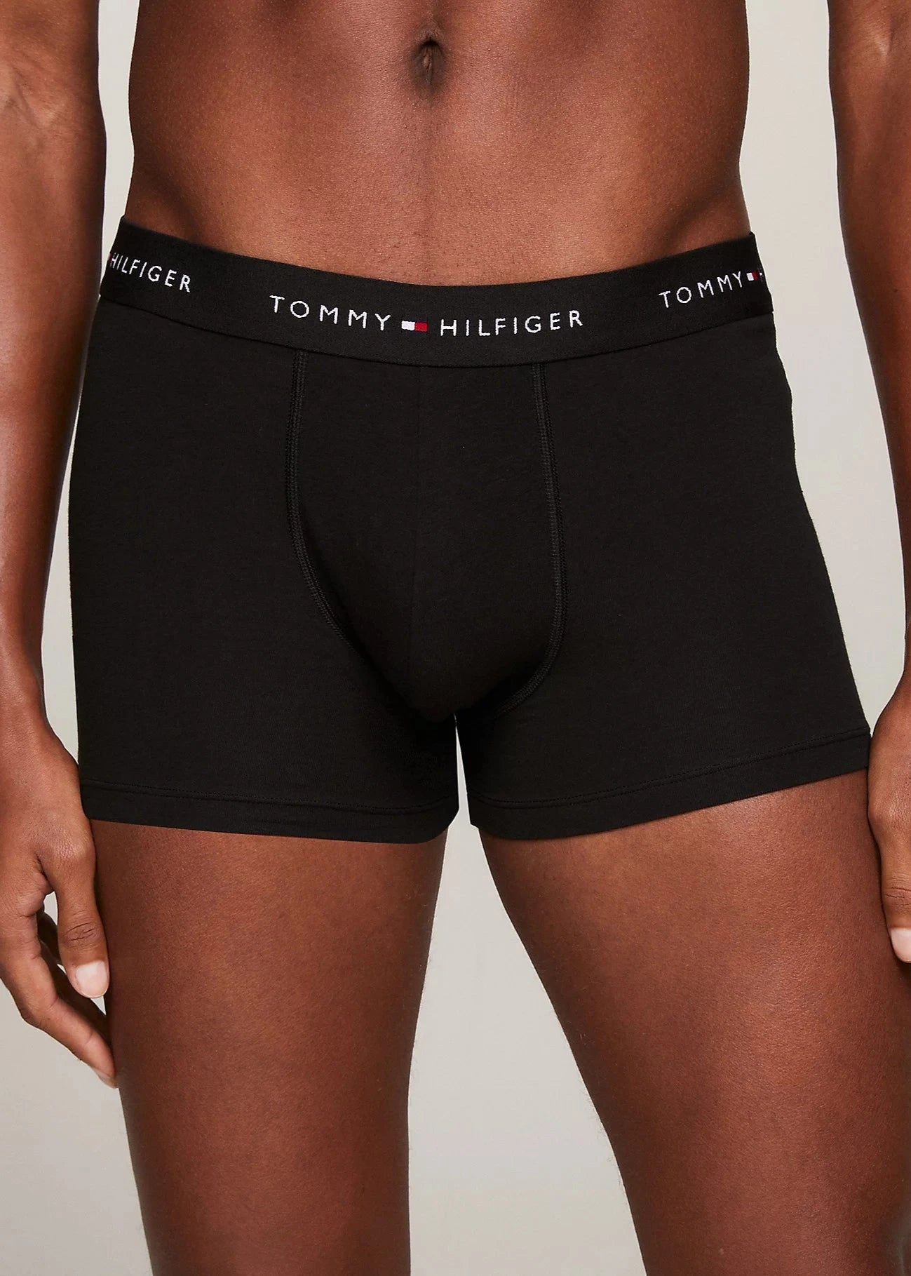 Lot boxers Tommy Hilfiger noirs en coton bio pour homme I Georgespaul