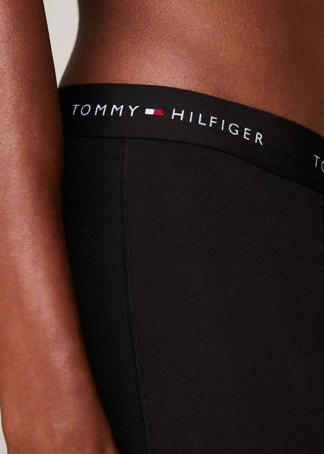 Lot boxers Tommy Hilfiger noirs en coton bio pour homme I Georgespaul