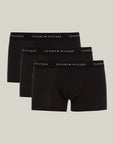 Lot boxers Tommy Hilfiger noirs en coton bio pour homme I Georgespaul