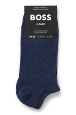 Charger l&#39;image dans la galerie, Lot de 2 paires de chaussettes BOSS bleues | Georgespaul
