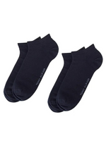 Afbeelding in Gallery-weergave laden, Lot de 2 paires de chaussettes basses unies Tommy Hilfiger marine
