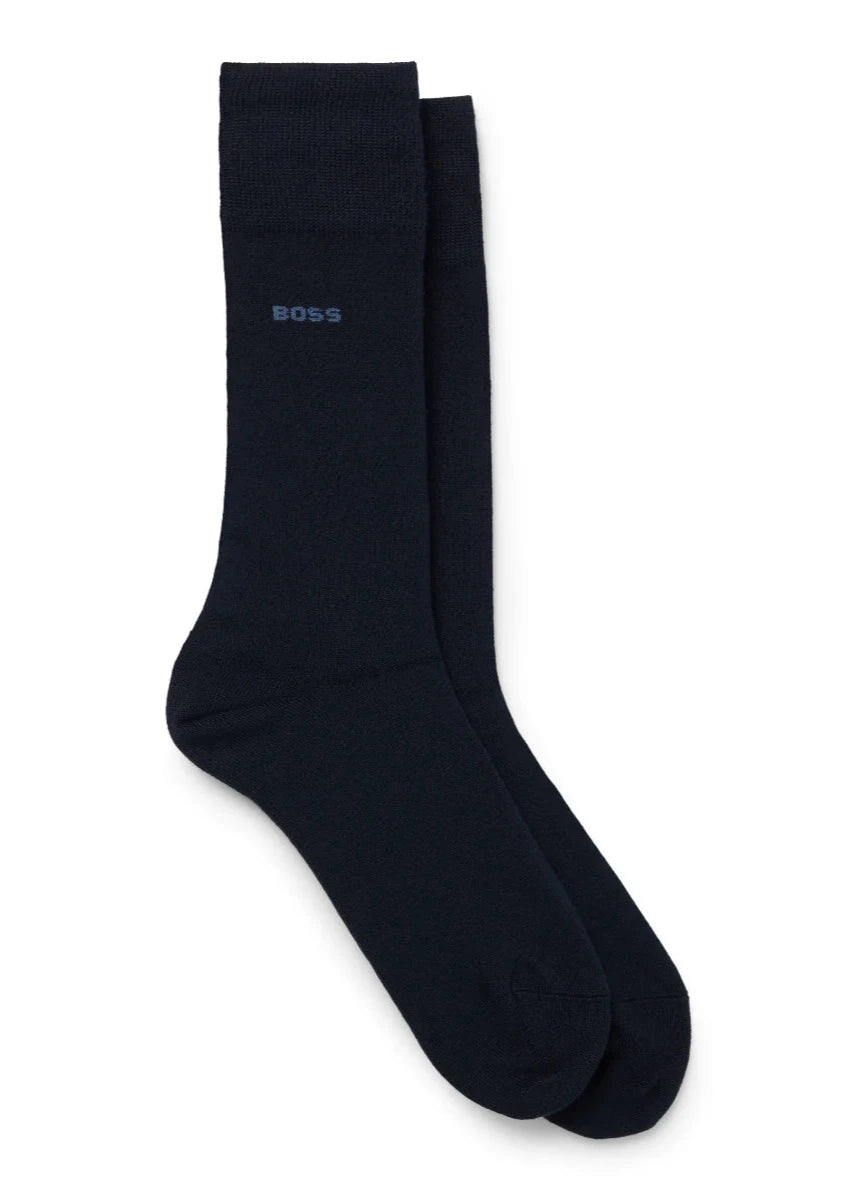 Lot de 2 paires de chaussettes homme BOSS marine | Georgespaul