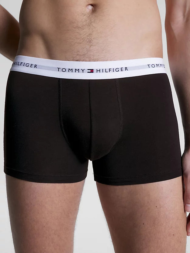 Lot boxers Tommy Hilfiger noirs en coton bio pour homme I Georgespaul