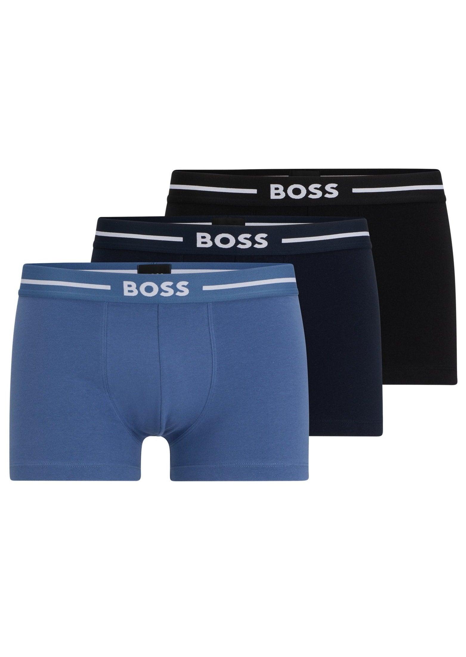 Lot de 3 boxers BOSS marine stretch - Georgespaul