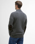 Pull demi-zip Barbour gris