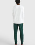 T-Shirt manches longues Tommy Hilfiger blanc en coton bio