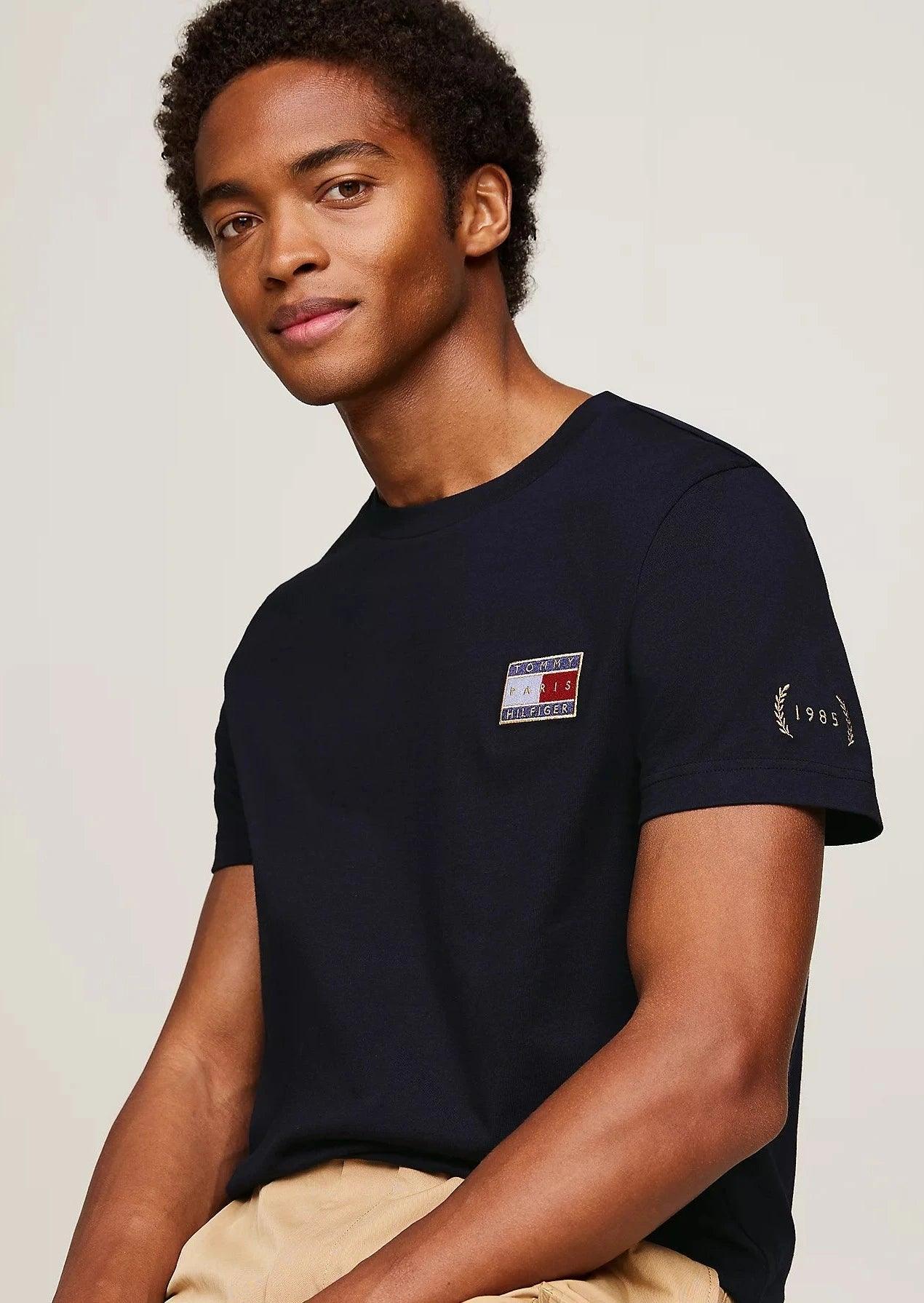 T-Shirt Tommy Hilfiger marine - Georgespaul