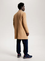 Charger l&#39;image dans la galerie, Manteau Tommy Hilfiger marron en laine | Georgespaul
