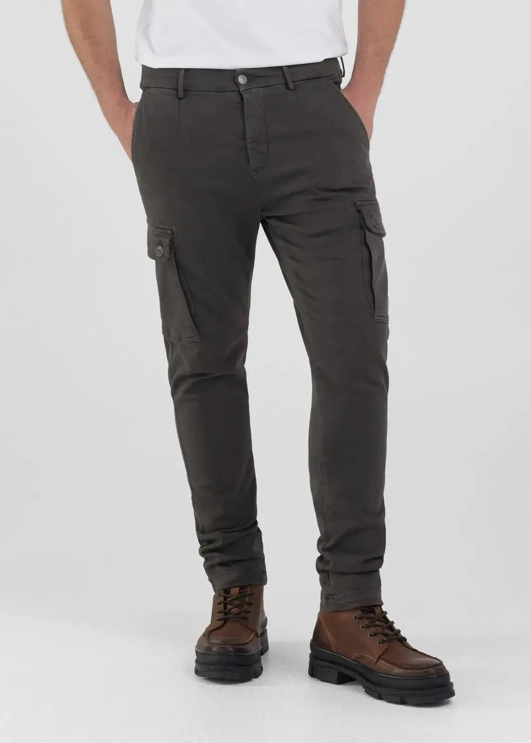 Pantalon cargo Replay gris pour homme | Georgespaul 