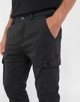 Pantalon cargo Replay noir pour homme | Georgespaul 