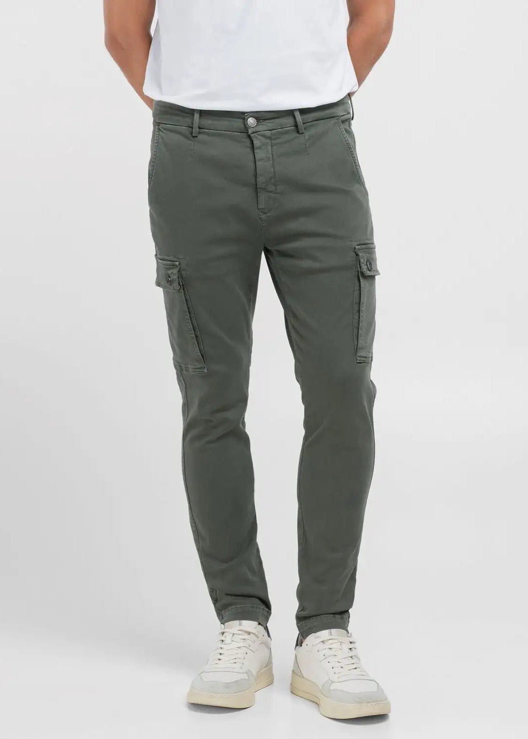 Pantalon cargo Replay vert pour homme | Georgespaul 