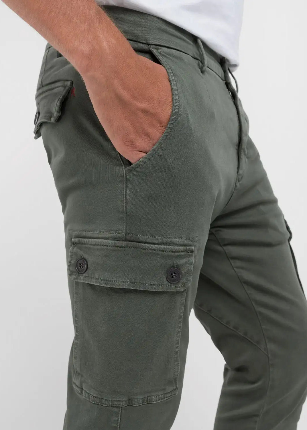 Pantalon cargo Replay vert pour homme | Georgespaul 