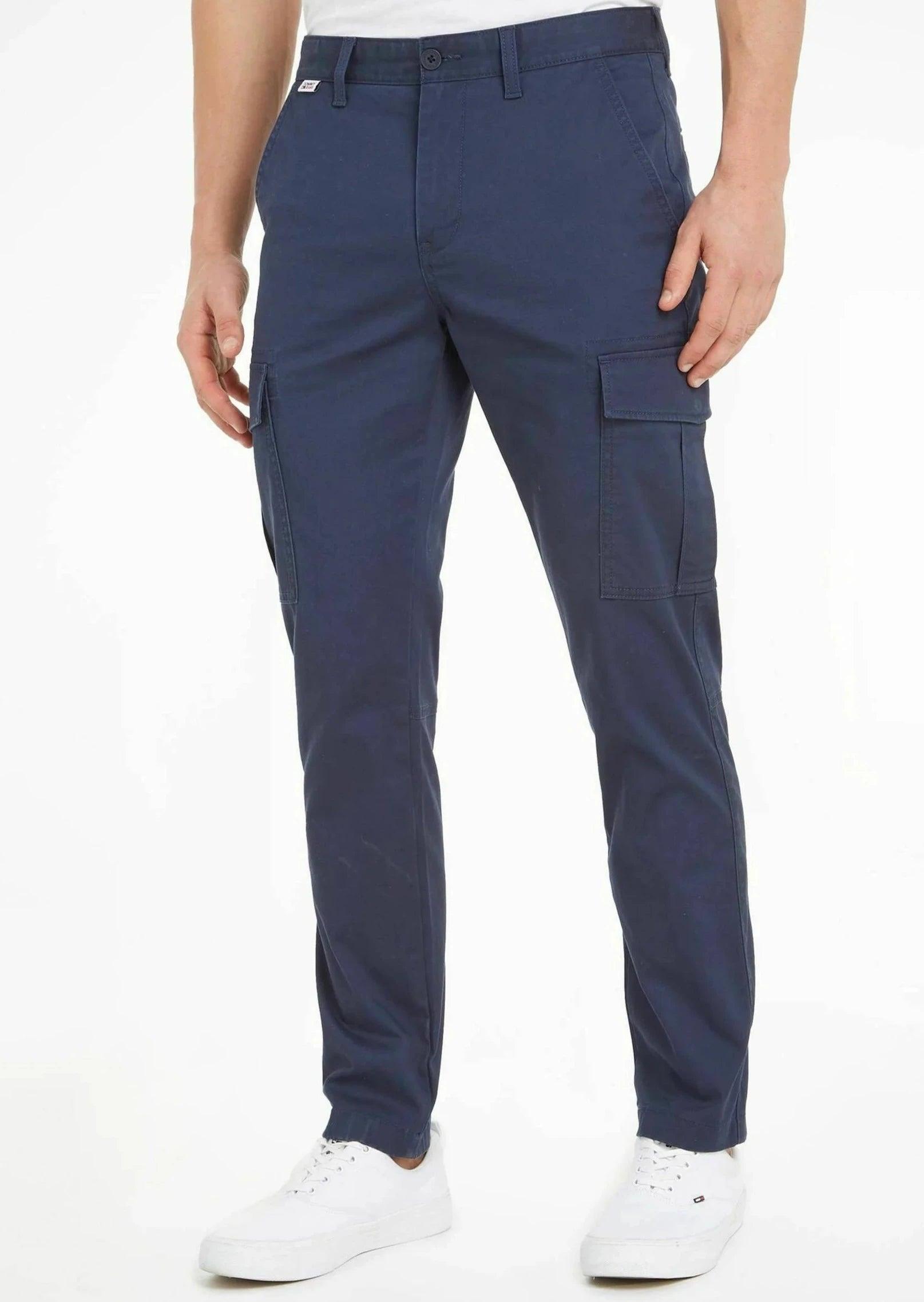 Pantalon cargo Tommy Jeans marine - Georgespaul