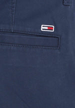 Charger l&#39;image dans la galerie, Pantalon cargo Tommy Jeans marine en coton bio stretch | Georgespaul
