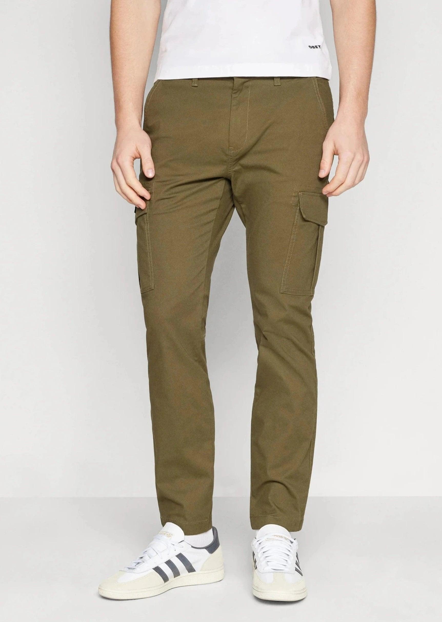 Pantalon cargo Tommy Jeans kaki - Georgespaul