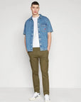 Pantalon cargo Tommy Jeans kaki - Georgespaul