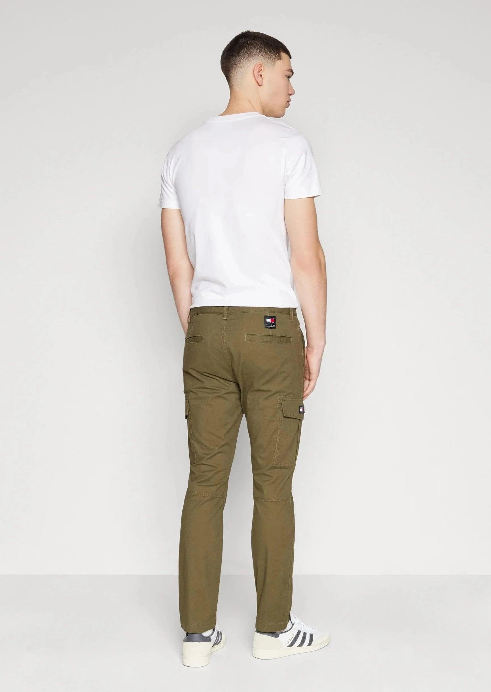 Pantalon cargo Tommy Jeans kaki - Georgespaul