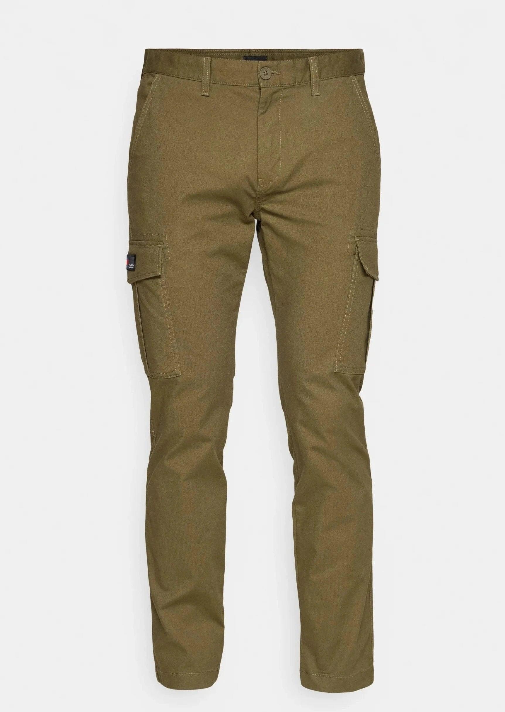 Pantalon cargo Tommy Jeans kaki - Georgespaul