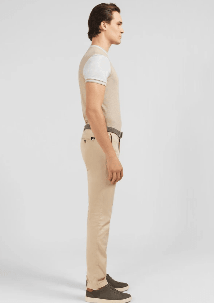 Pantalon chino Eden Park beige - Georgespaul