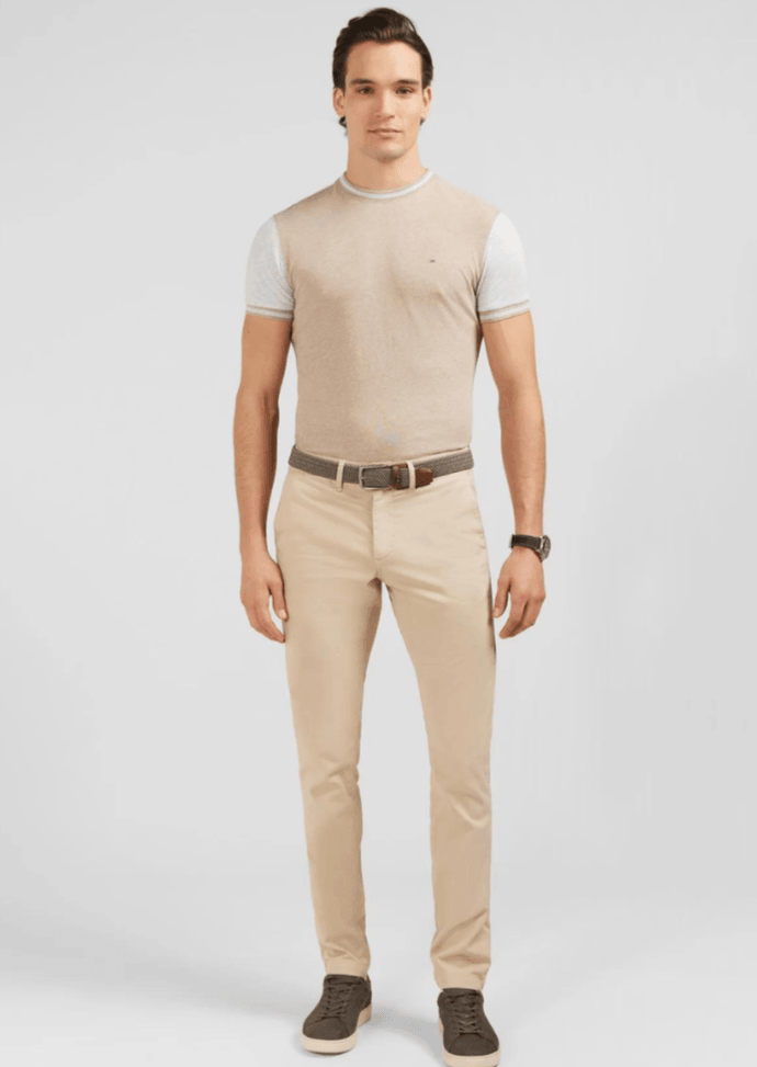 Pantalon chino Eden Park beige - Georgespaul